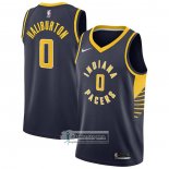 Camiseta Indiana Pacers Tyrese Haliburton NO 0 Icon 2022-23 Azul