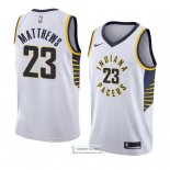 Camiseta Indiana Pacers Wesley Matthews Association 2018 Blanco