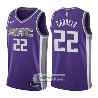 Camiseta Kings Bruno Caboclo Icon 2017-18 Violeta