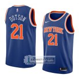 Camiseta Knicks Damyean Dotson Icon 2018 Azul