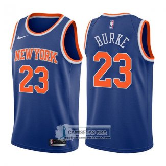 Camiseta Knicks Trey Burke Icon 2017-18 Azul