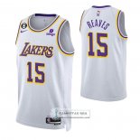 Camiseta Los Angeles Lakers Austin Reaves NO 15 Association 2022-23 Blanco