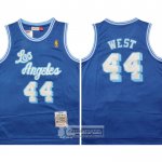 Camiseta Los Angeles Lakers David West NO 44 Mitchell & Ness 1960-61 Azul