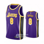 Camiseta Los Angeles Lakers Kobe Bryant NO 8 Statement 2021-22 Violeta