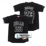 Camiseta Manga Corta Bulls Michael Jordan Negro