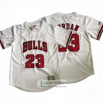 Camiseta Manga Corta Chicago Bulls Michael Jordan NO Blanco