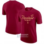 Camiseta Manga Corta Cleveland Cavaliers Rojo1