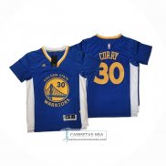 Camiseta Manga Corta Golden State Warriors Icon Curry NO 30 Azul