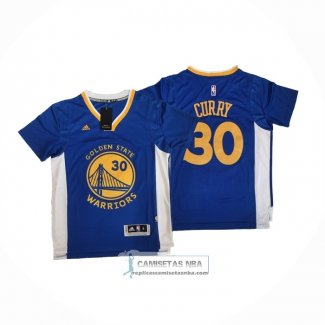Camiseta Manga Corta Golden State Warriors Icon Curry NO 30 Azul