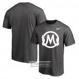 Camiseta Manga Corta Los Angeles Lakers Mamba Academy Gris2