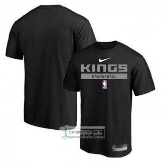 Camiseta Manga Corta Sacramento Kings Practice Performance 2022-23 Negro