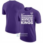 Camiseta Manga Corta Sacramento Kings Violeta1