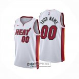 Camiseta Miami Heat Personalizada Association 2024-25 Blanco