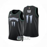 Camiseta Minnesota Timberwolves Naz Reid NO 11 Classic 2025-26 Negro