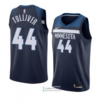 Camiseta Minnesota Timberwolves Anthony Tolliver Icon 2018 Azul