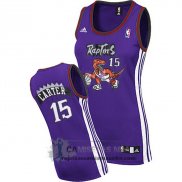 Camiseta Mujer Faldas Atractivas Raptors Carter Purpura