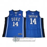 Camiseta NCAA Duke Blue Devils Brandon Ingram Azul