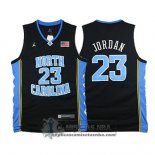 Camiseta NCAA North Carolina Jordan Negro