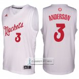 Camiseta Navidad Rockets Ryan Anderson 2016 Blanco