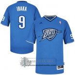 Camiseta Navidad Thunder Ibaka 2013 Azul