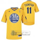 Camiseta Navidad Warriors Thompson 2013 Amarillo