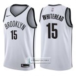 Camiseta Nets Isaiah Whitehead Association 2017-18 Blanco