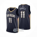 Camiseta New Orleans Pelicans Dyson Daniels NO 11 Icon 2024-25 Azul