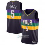Camiseta New Orleans Pelicans Herbert Jones NO 5 Ciudad 2022-23 Violeta