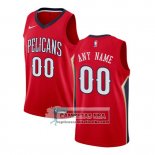 Camiseta New Orleans Pelicans Personalizada 2017-18 Rojo