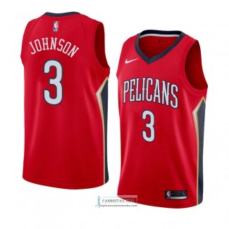 Camiseta New Orleans Pelicans Stanley Johnson Statement 2018 Roj