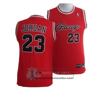 Camiseta Nino Bulls Jordan Rojo