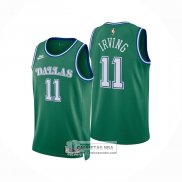 Camiseta Nino Dallas Mavericks Kyrie Irving NO 11 Classic 2025-26 Verde