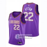 Camiseta Nino Suns Deandre Ayton Ciudad 2018-19 Violeta