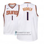 Camiseta Nino Suns Devin Booker 2017-18 Blanco