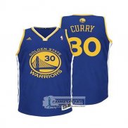 Camiseta Nino Warriors Curry Azul