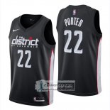 Camiseta Nino Wizards Otto Porter Jr. Ciudad 2018-19 Negro