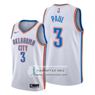 Camiseta Oklahoma City Thunder Chris Paul Association Blanco2