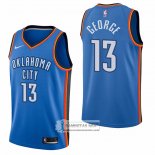 Camiseta Oklahoma City Thunder Paul George NO 13 Icon Azul