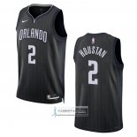 Camiseta Orlando Magic Caleb Houstan NO 2 Ciudad 2022-23 Negro