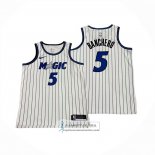 Camiseta Orlando Magic Paolo Banchero NO 5 City 2025-26 Blanco