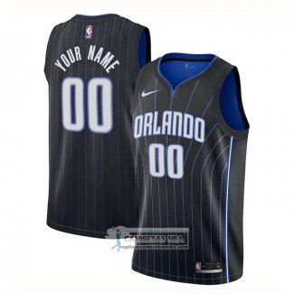 Camiseta Orlando Magic Personalizada Icon Negro