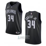 Camiseta Orlando Magic Wendell Carter JR. NO 34 Ciudad 2022-23 Negro