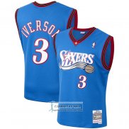 Camiseta Philadelphia 76ers Allen Iverson Retro Azul