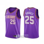 Camiseta Phoenix Suns Mikal Bridges Ciudad Violeta