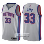 Camiseta Pistons Willie Reed Statement 2017-18 Gris