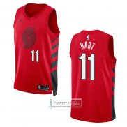 Camiseta Portland Trail Blazers Josh Hart NO 11 Statement 2022-23 Rojo