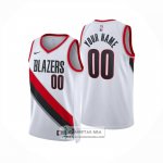 Camiseta Portland Trail Blazers Personalizada Association 2024-25 Blanco