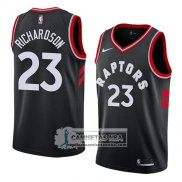 Camiseta Raptors Malachi Richardson Statement 2018 Negro