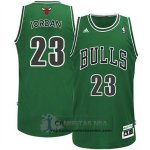 Camiseta Retro Bulls Jordan Patricks Day Verde