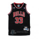 Camiseta Retro Bulls Pippen Negro